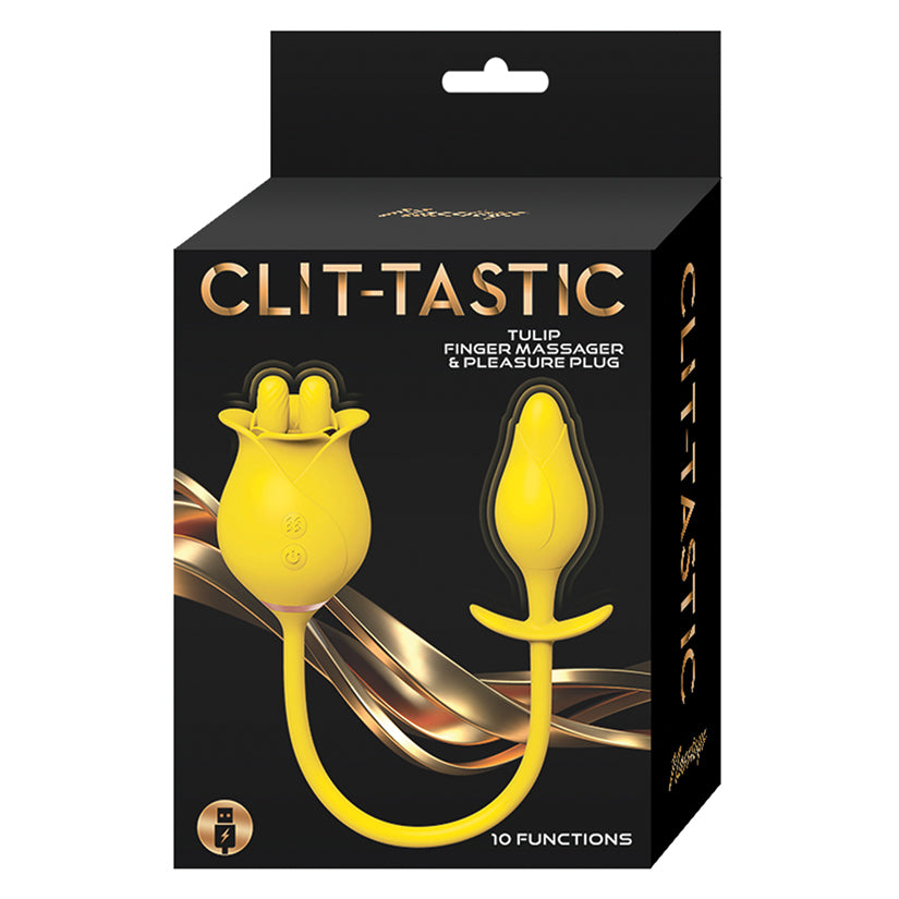 Clit-Tastic Tulip Finger Massager and Pleasure Plug
