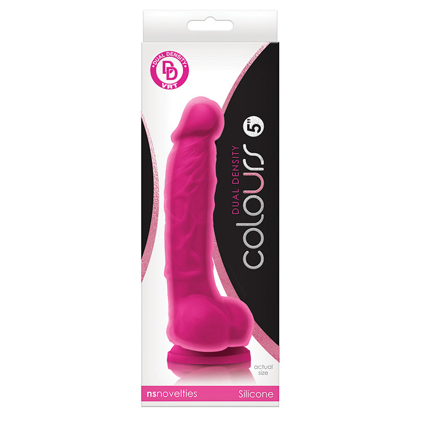 Colours Dual Density 5 Inch Silicone Dildo