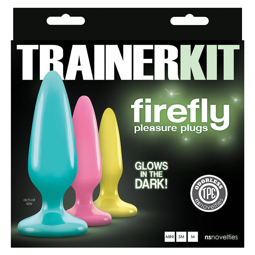 Firefly Trainer Kit Glow-in-the-Dark Anal Plug Set