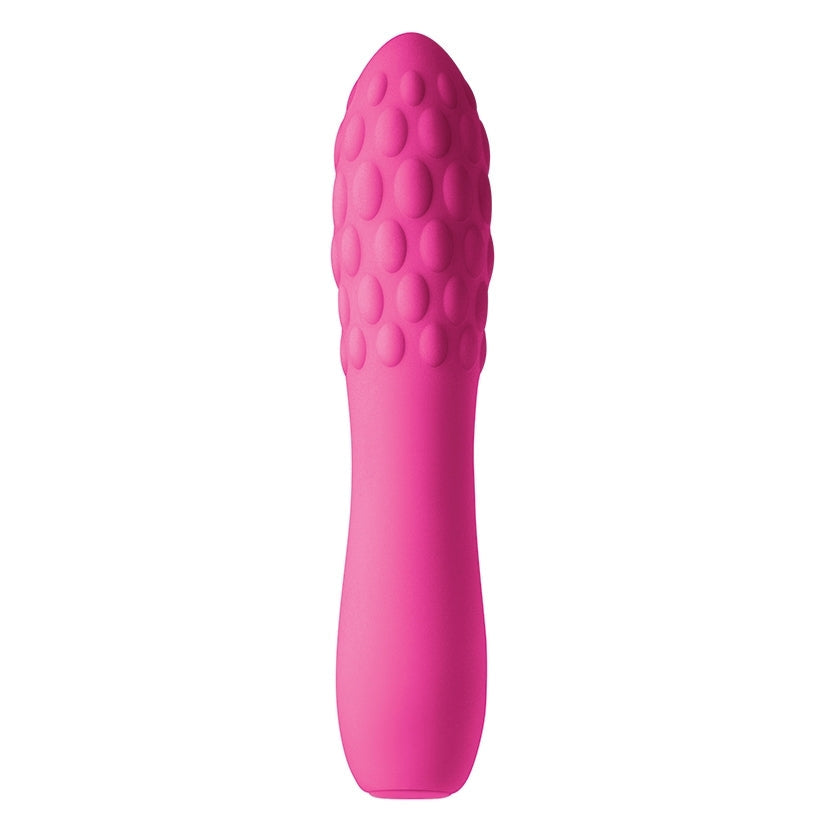 Inya Rita Textured Silicone Rechargeable Vibrator - Pink