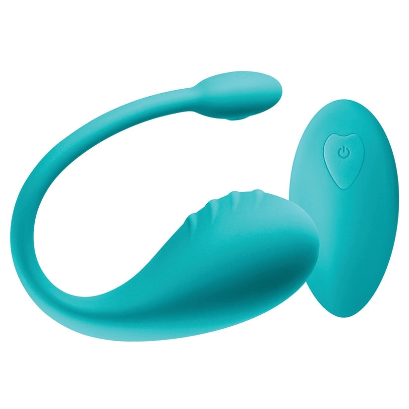 Inya Venus Remote Control Silicone Vibrator - Teal