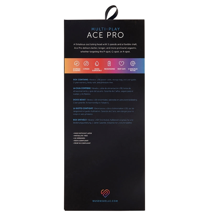 Black Ace Pro 10-Speed G-Spot & P-Spot & A-Spot Vibrator