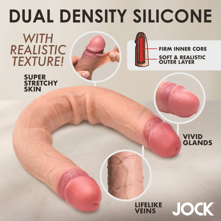15.75 Inch Premium Silicone Double Dildo