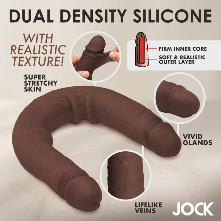 17.75 Inch Premium Silicone Double Dildo