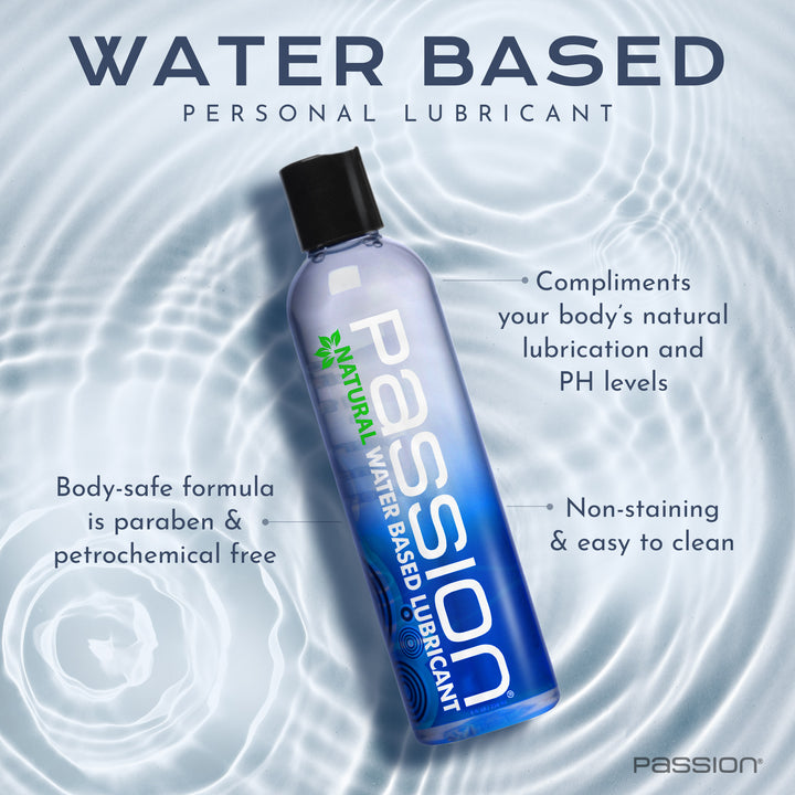 Passion Natural Water-Based Lubricant 8 oz