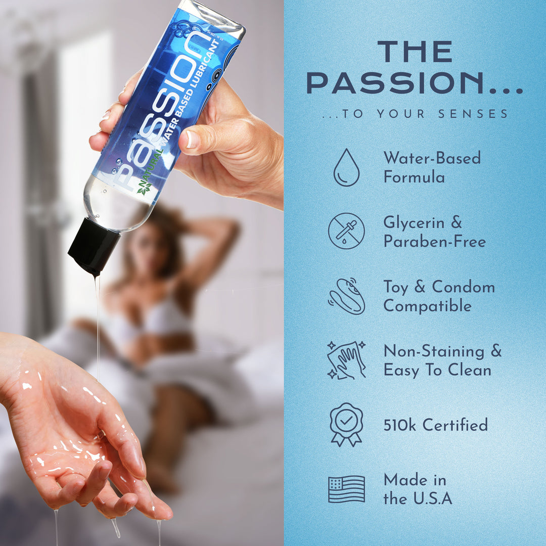 Passion Natural Water-Based Lubricant 8 oz