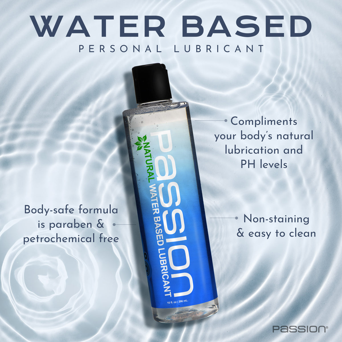 Passion Natural Water-Based Lubricant