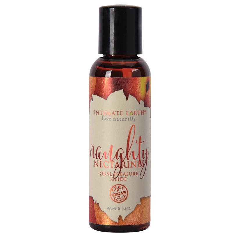 Intimate Earth Oral Pleasure Glide Naughty Nectarines 2 oz