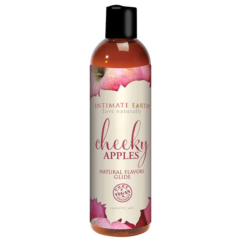 Intimate Earth Oral Pleasure Glide Cheeky Apples 4 oz