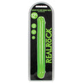 Shots RealRock Glow in the Dark Double Dildo-Green 12