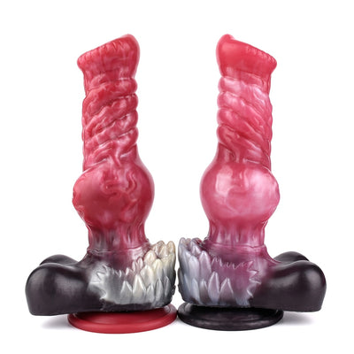 🐺 Wild Fantasy: Silicone Wolf Knot Dildo 🔥💦 - 3 SIZES | Buy 1 & Get a Mystery Gift 🎁
