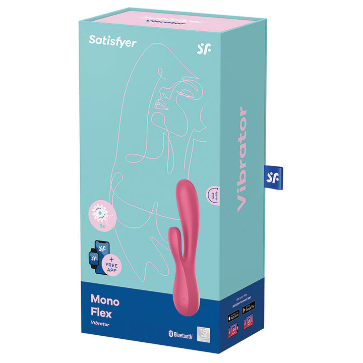 Satisfyer Mono Flex Connect App Rabbit Vibrator retail box