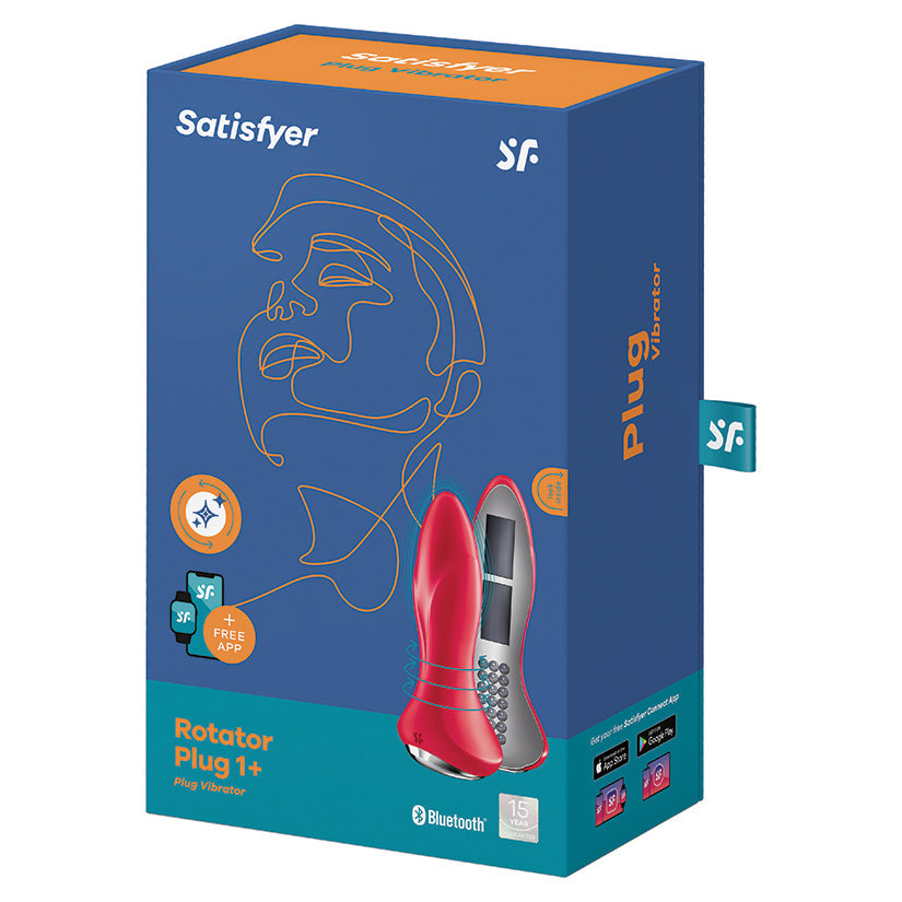 Satisfyer Rotator Plug 1+ Connect App Rotating Anal Vibrator retail box