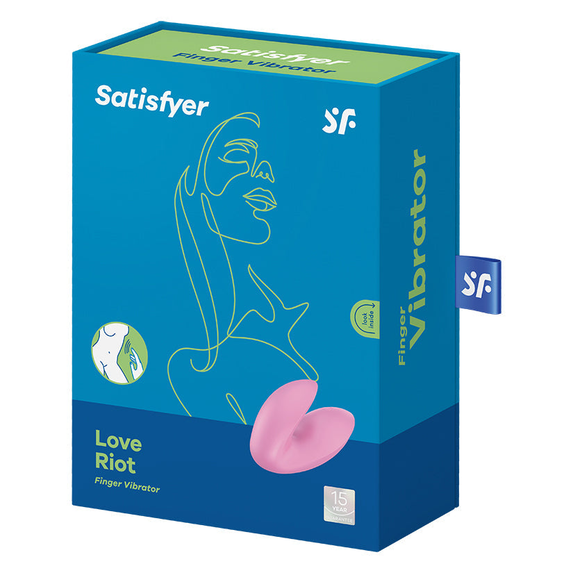 Satisfyer Love Riot Finger Vibrator retail box