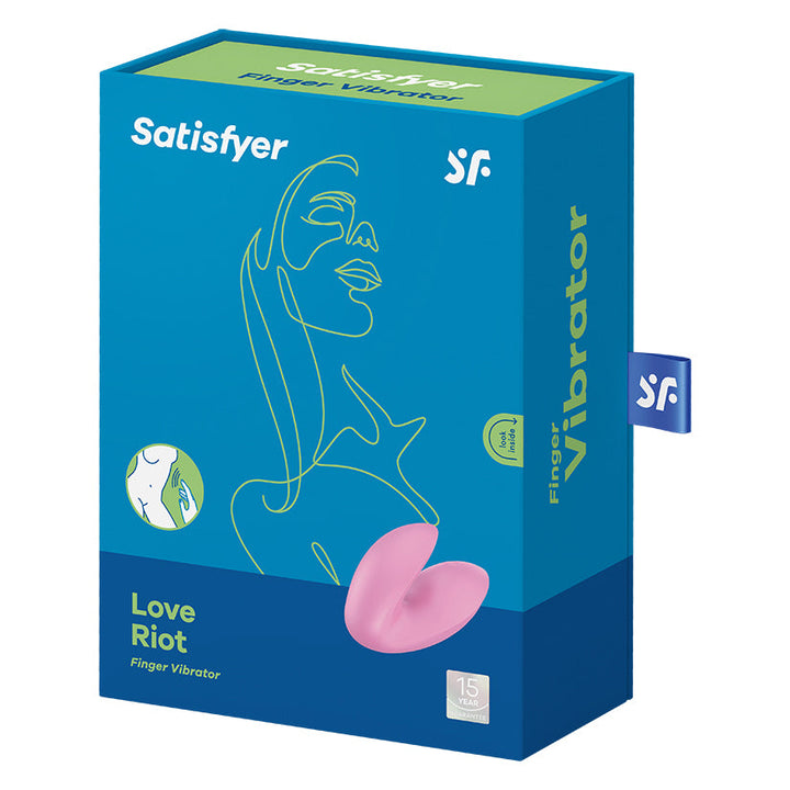 Satisfyer Love Riot Finger Vibrator retail box