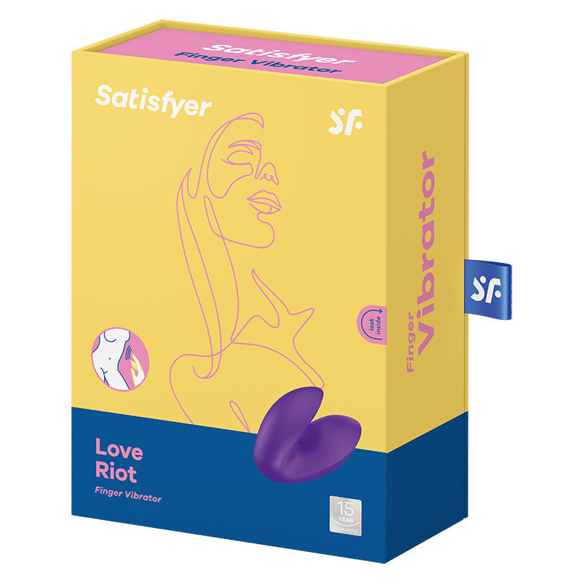 Satisfyer Love Riot Finger Vibrator retail box