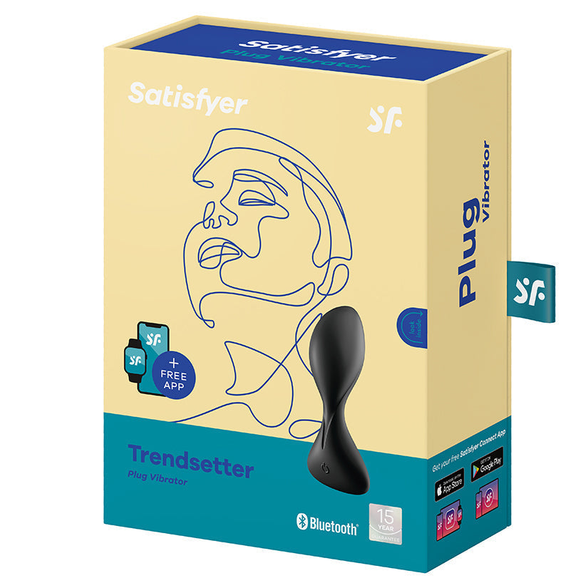 Satisfyer Trendsetter Connect App Vibrating Anal Plug retail box