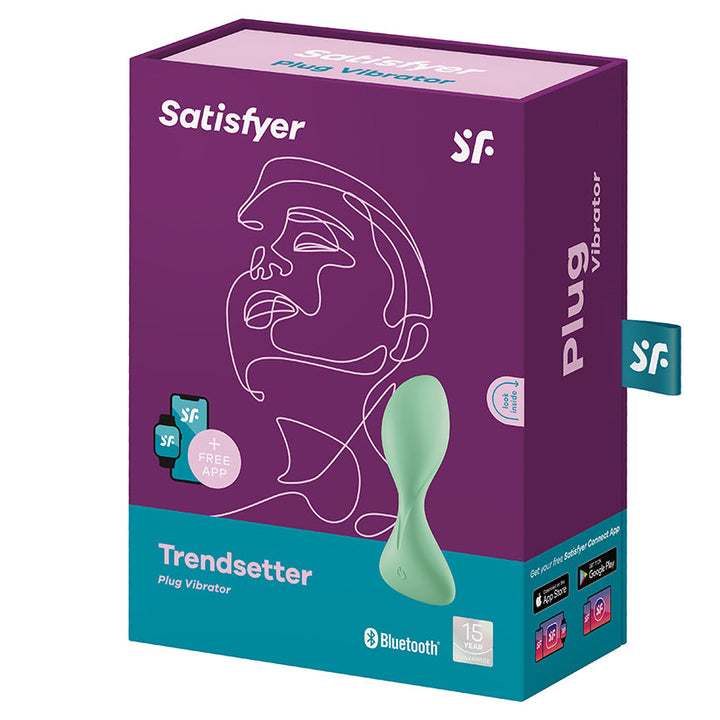 Satisfyer Trendsetter Connect App Vibrating Anal Plug retail box