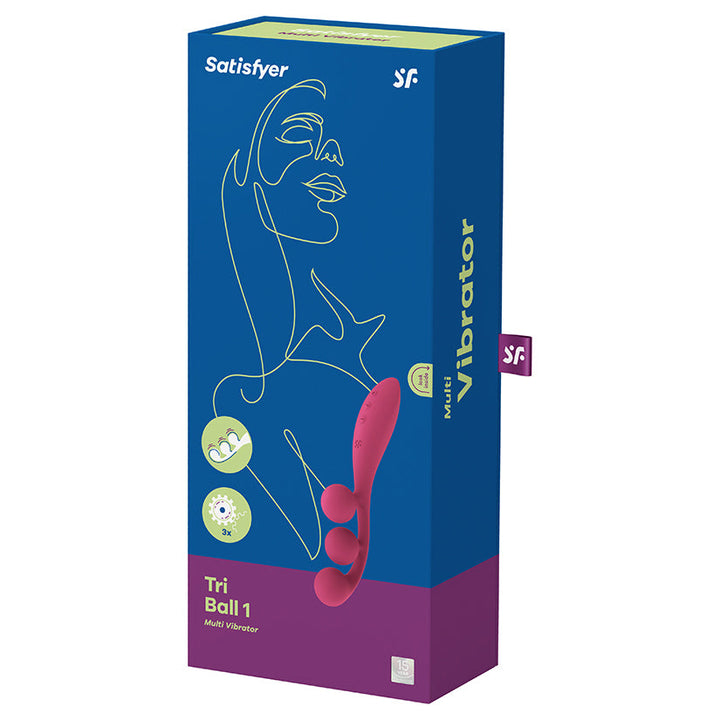 Satisfyer Tri Ball 1 Triple-Motor Multi Vibrator retail box