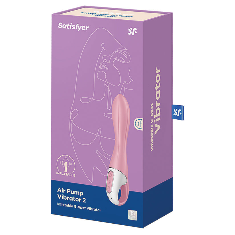 Satisfyer Air Pump Vibrator 2 Inflatable G-Spot Vibrator retail box