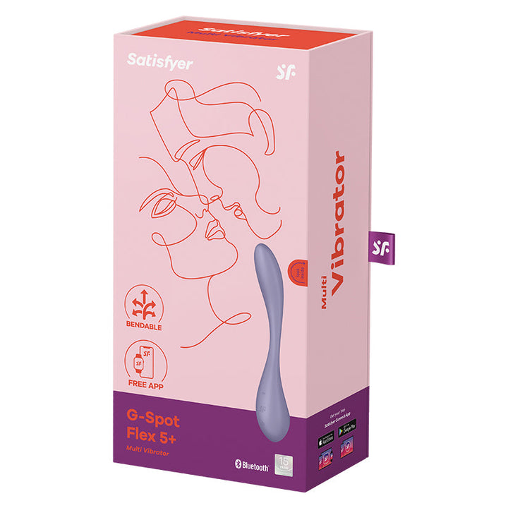 Satisfyer G-Spot Flex 5 Connect App Bendable Vibrator retail box