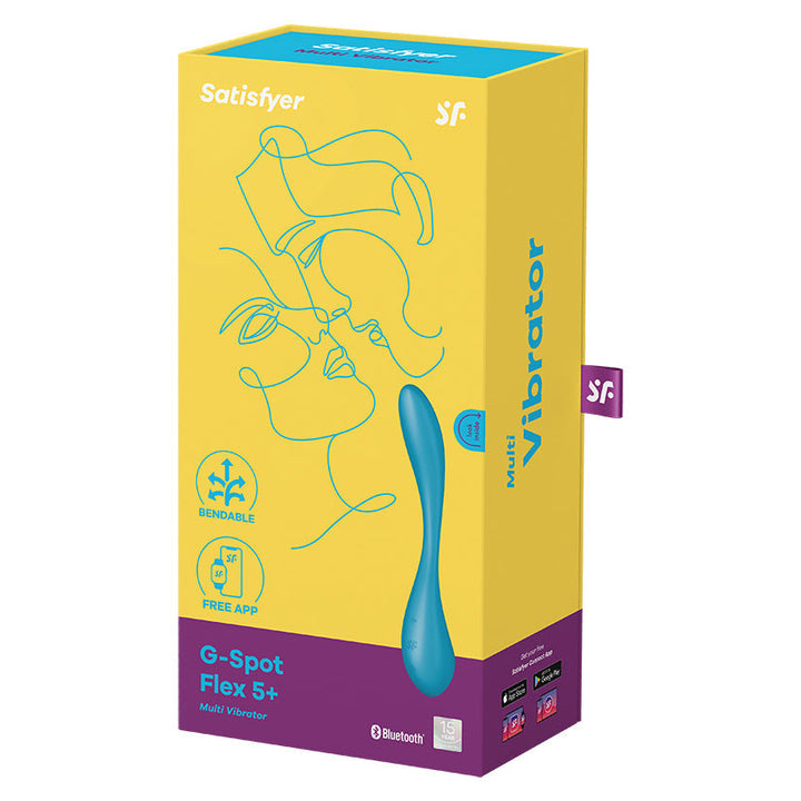 Satisfyer G-Spot Flex 5 Connect App Bendable Vibrator retail box