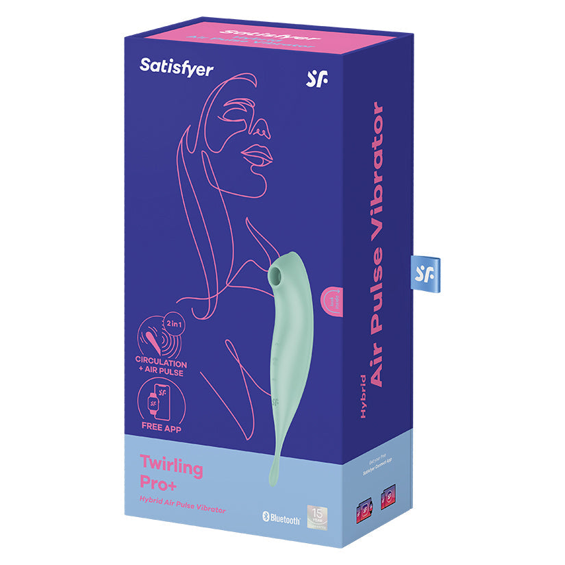 Satisfyer Twirling Pro+ Air Pulse and Tip Vibrator with App