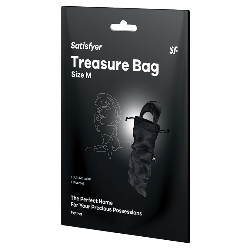 Satisfyer Treasure Bag M Small Toy Storage Bag retail box