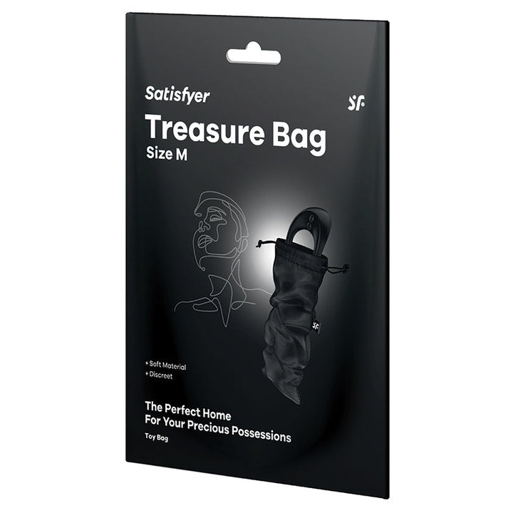 Satisfyer Treasure Bag M Small Toy Storage Bag retail box