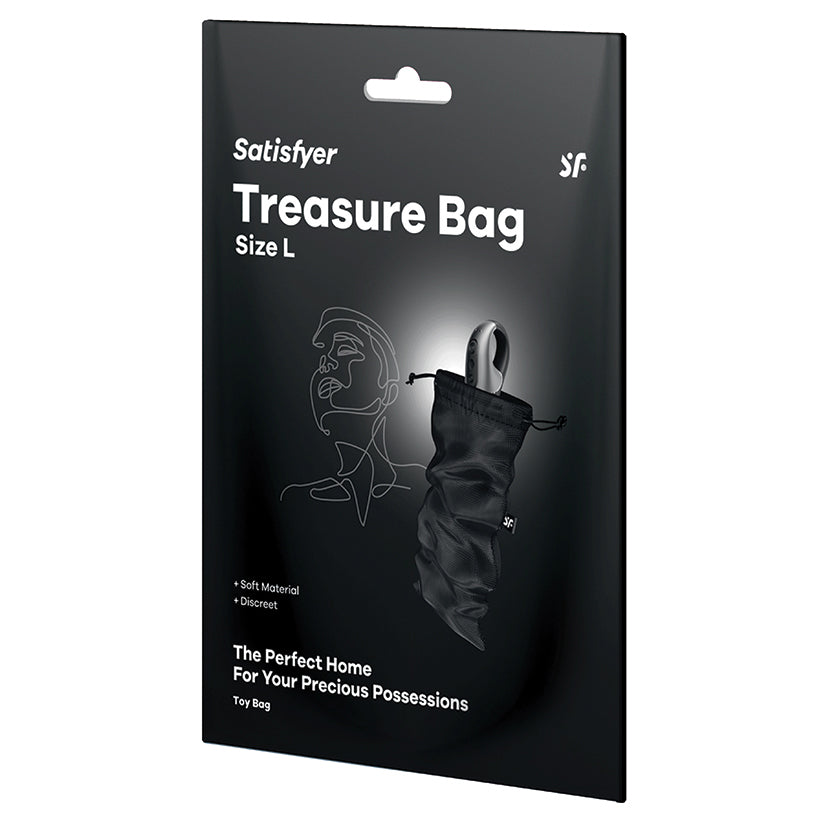 Satisfyer Treasure Bag L Toy Storage Bag retail box