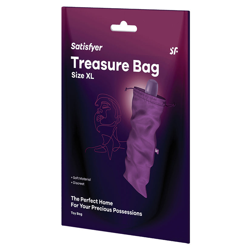 Satisfyer Treasure Bag XL Large Toy Storage Bag retail box