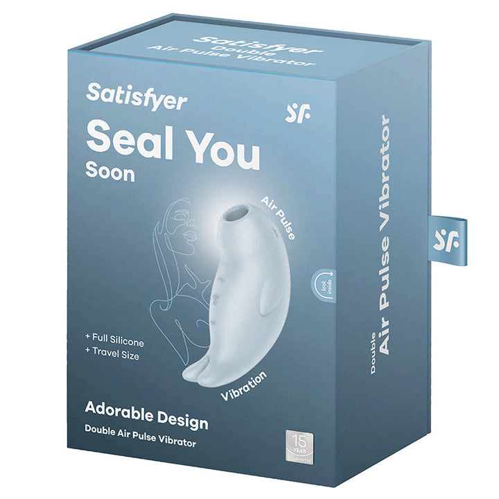 Satisfyer Seal You Soon Air Pulse Clitoral Vibrator retail box