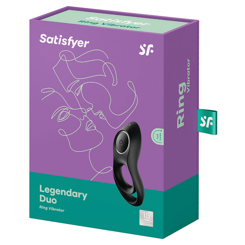 Satisfyer Legendary Duo Vibrating Cock and Ball Ring retail box