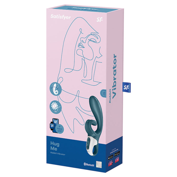Satisfyer Hug Me Connect App Rabbit Vibrator retail box