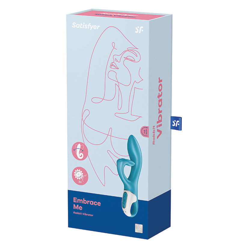 Satisfyer Embrace Me Rabbit Vibrator with Ring Handle retail box