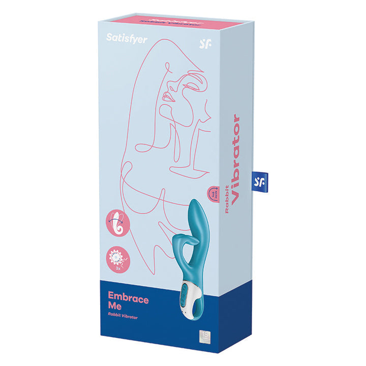 Satisfyer Embrace Me Rabbit Vibrator with Ring Handle retail box