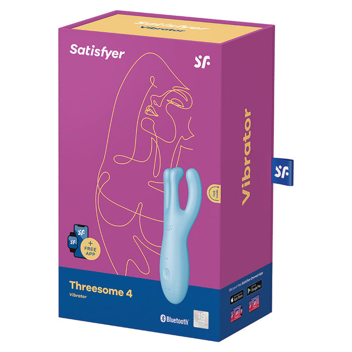 Satisfyer Threesome 4 Connect App Three-Arm Vibrator retail box