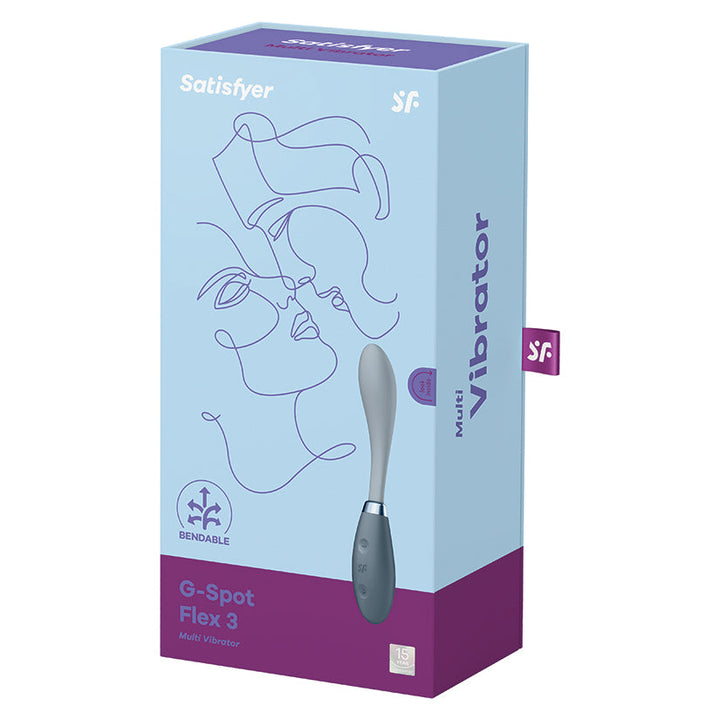 Satisfyer G-Spot Flex 3 Bendable G-Spot and Rabbit Vibrator retail box