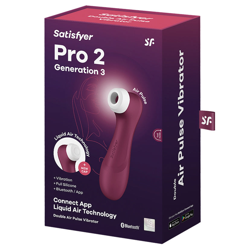 Satisfyer Pro 2 Generation 3 Connect App Air Pulse Vibrator
