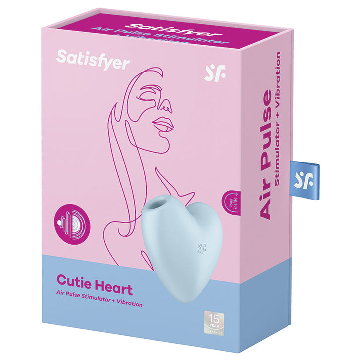 Satisfyer Cutie Heart Air Pulse Clitoral Vibrator retail box