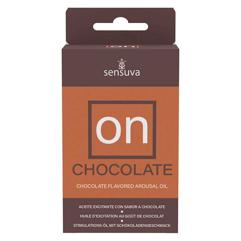Sensuva ON Chocolate Arousal Oil 5ml Bottle (Medium Box)