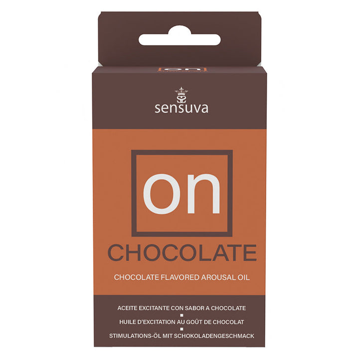 Sensuva ON Chocolate Arousal Oil 5ml Bottle (Medium Box)