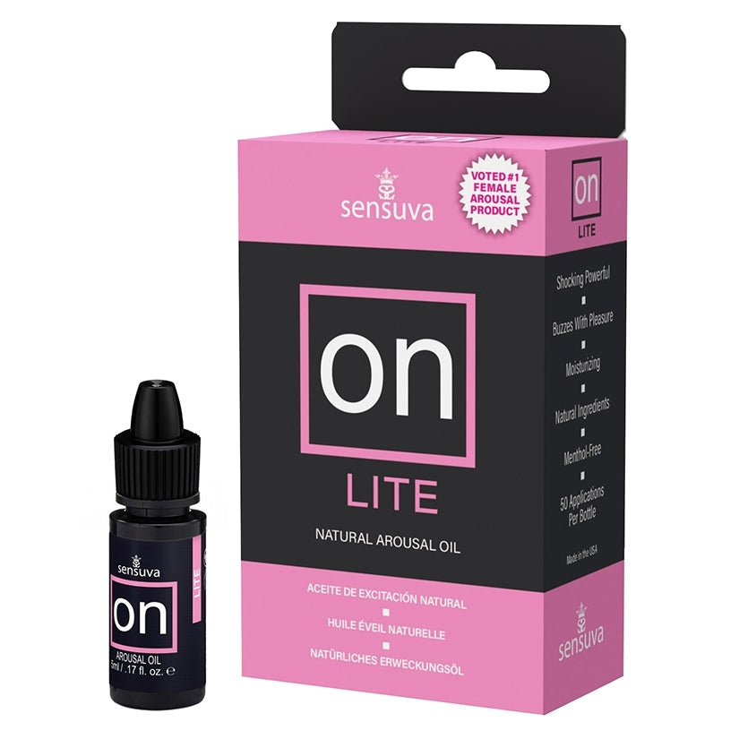 Sensuva ON Lite Arousal Oil 5ml Bottle (Medium Box)