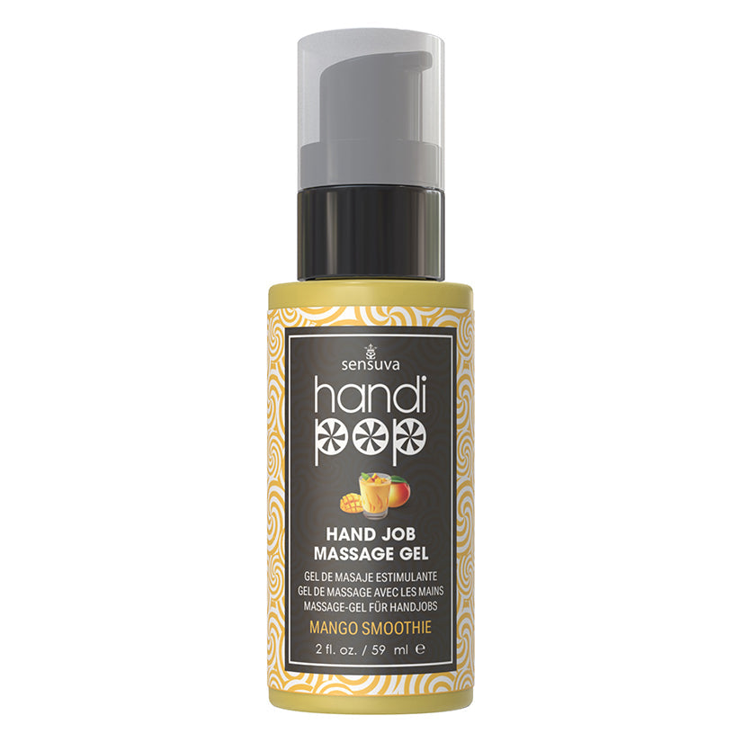 HandiPop Edible Hand Job Massage Gel Mango Smoothie 2 oz
