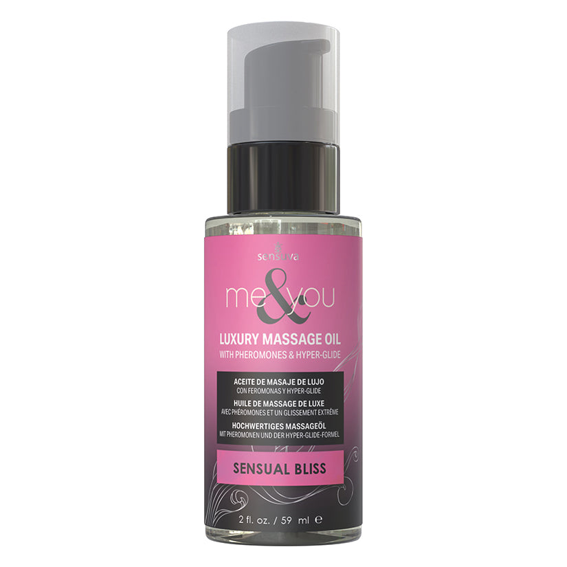 Me & You Pheromone Massage Oil Sensual Bliss 2 oz