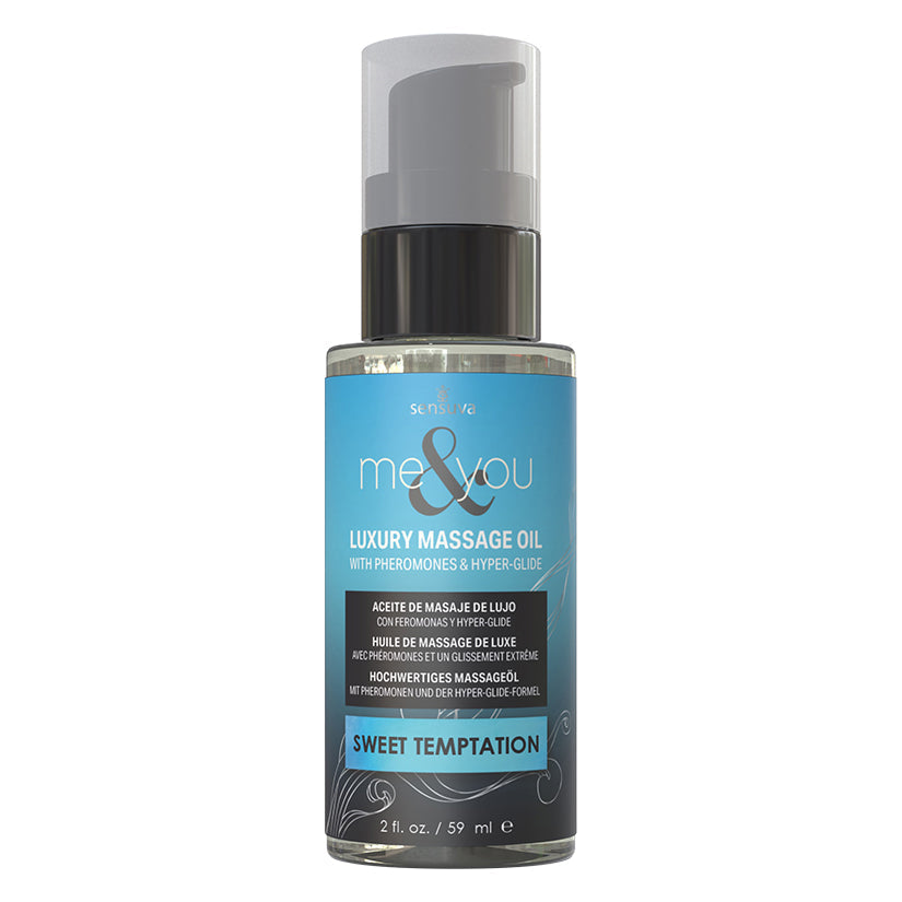Me & You Pheromone Massage Oil Sweet Temptations 2 oz