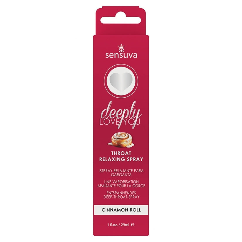 Deeply Love You Throat Relaxing Spray Cinnamon Roll 1oz