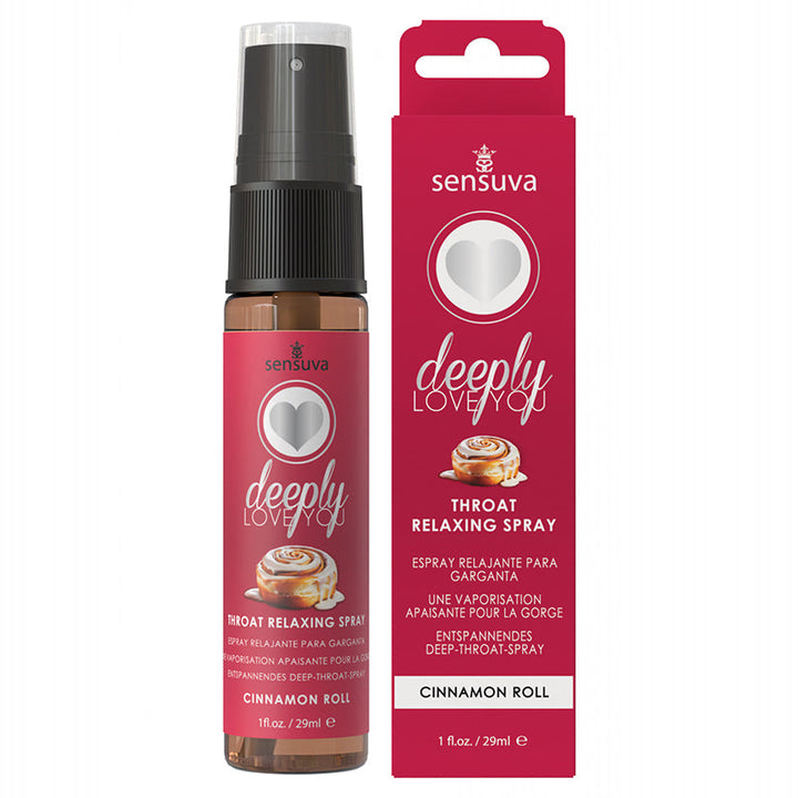 Deeply Love You Throat Relaxing Spray Cinnamon Roll 1oz