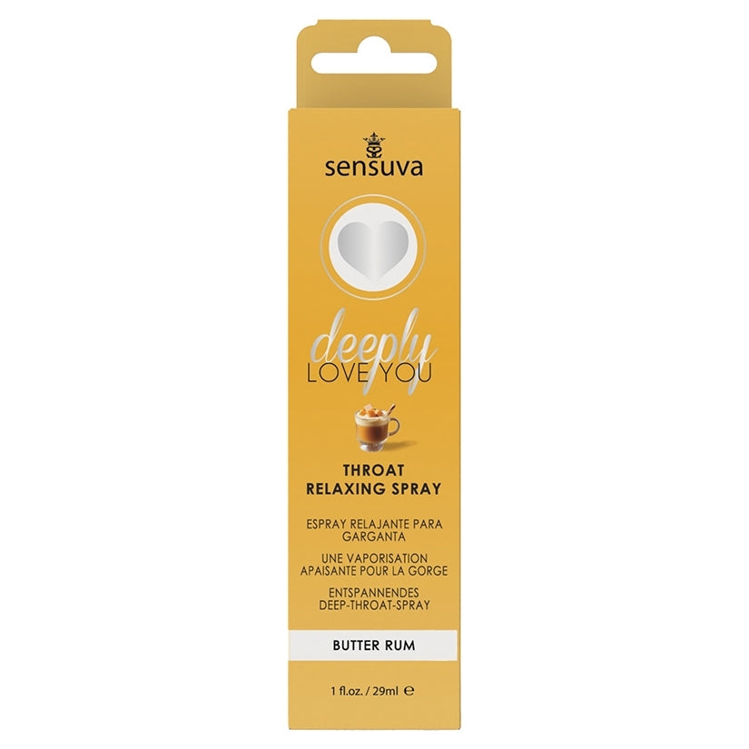 Deeply Love You Throat Relaxing Spray Butter Rum 1oz