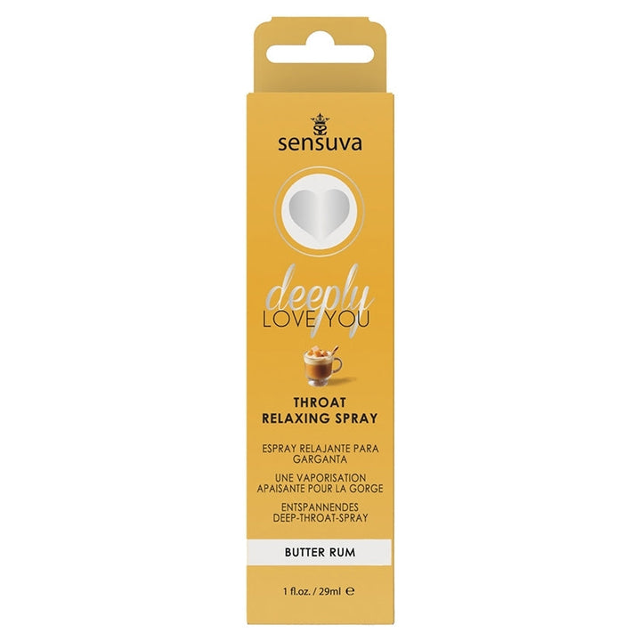 Deeply Love You Throat Relaxing Spray Butter Rum 1oz